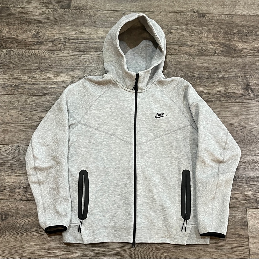Nike Tech Jacket Grey Full Zip Mens Size XL